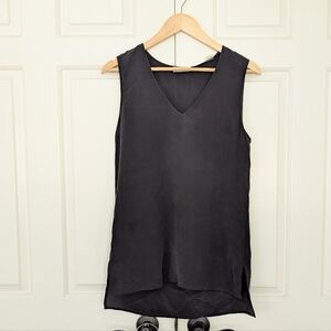 Equipment Silk V-Neck Silk Tank Top